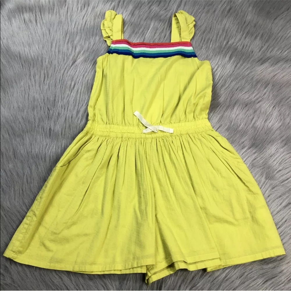 Mini Boden Girls 6-7y Flutter Sleeve Romper